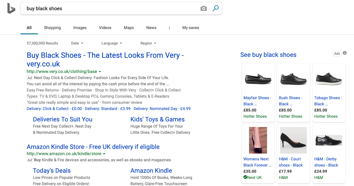 Bing Ad Example